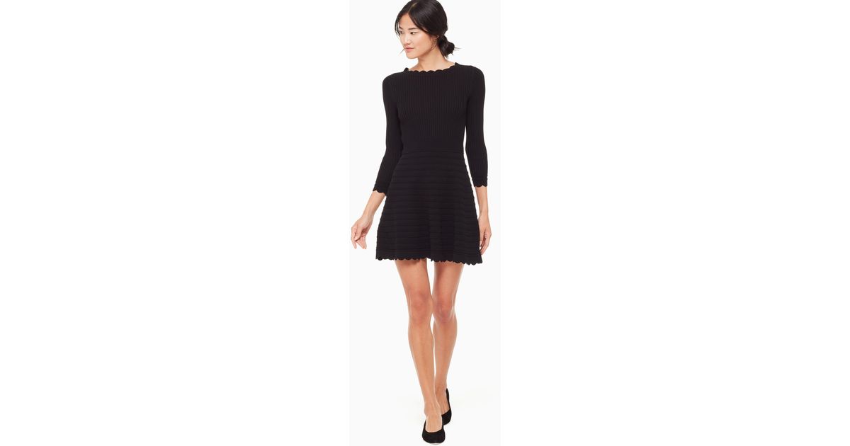 kate spade scallop sweater dress
