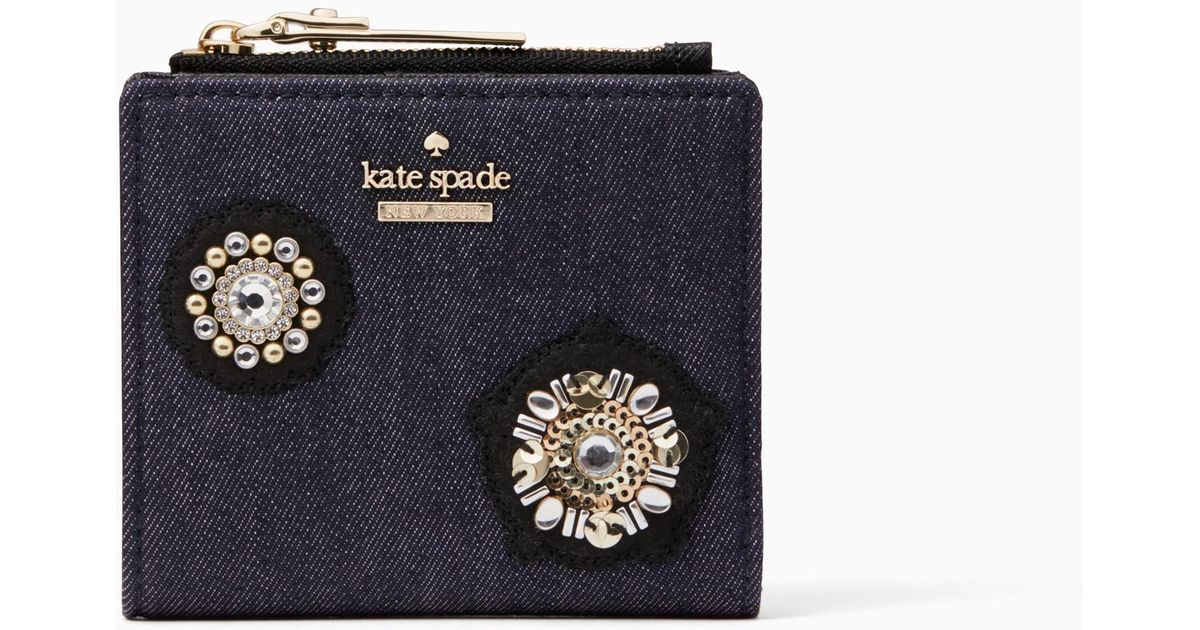 kate spade denim wallet