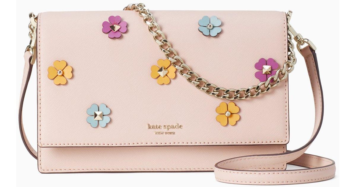 Kate Spade Cameron Spade Flower Applique Convertible Crossbody Lyst