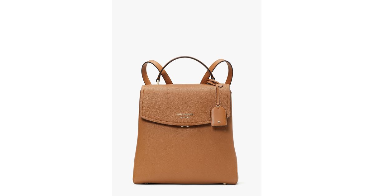 Kate Spade Leather Thompson Medium Backpack in Brown | Lyst
