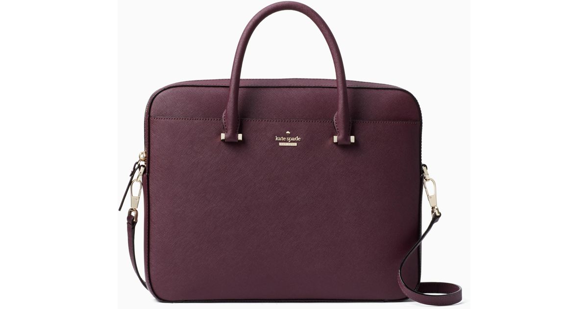 Kate Spade Leather 13" Saffiano Laptop Bag Lyst