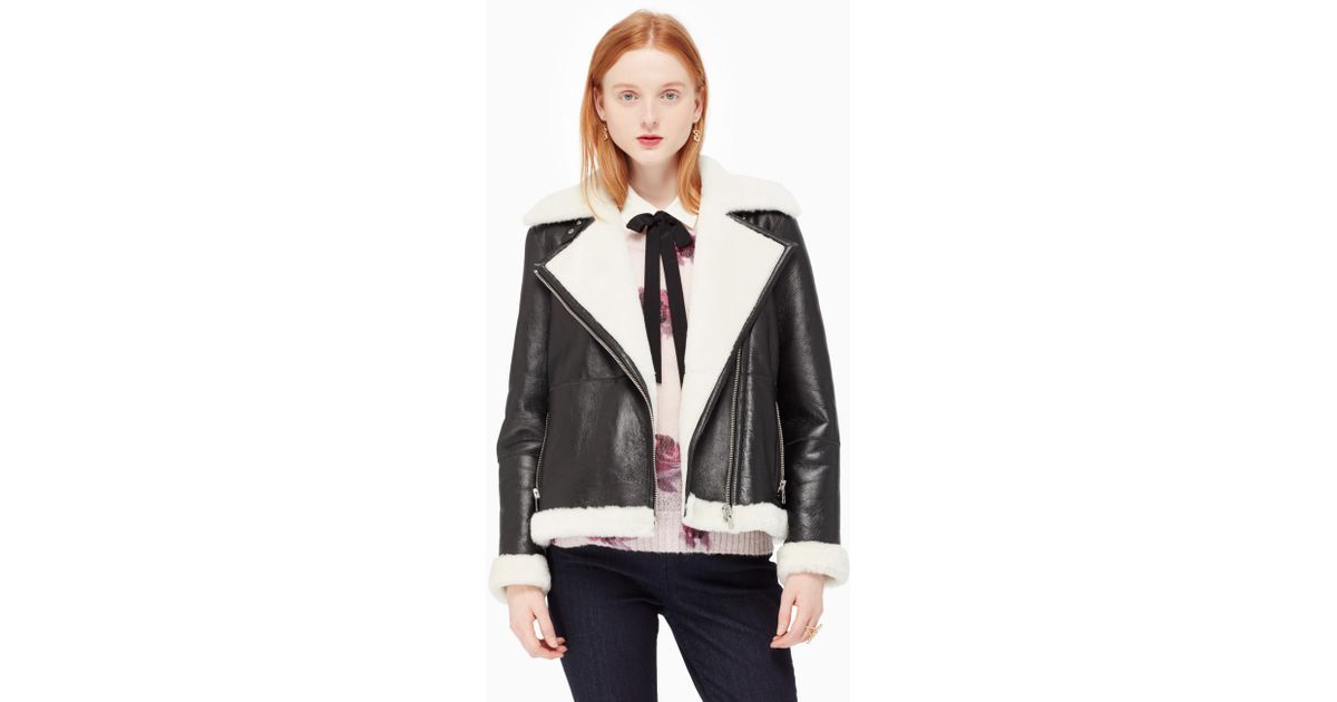 kate spade shearling jacket