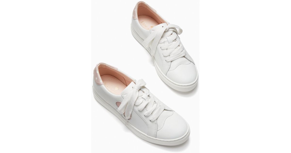 Kate Spade Fez Sneakers, White Dove/rose Smoke - 6.5 | Lyst Australia