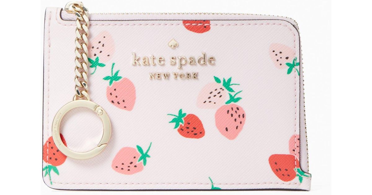 kate spade staci strawberry wallet