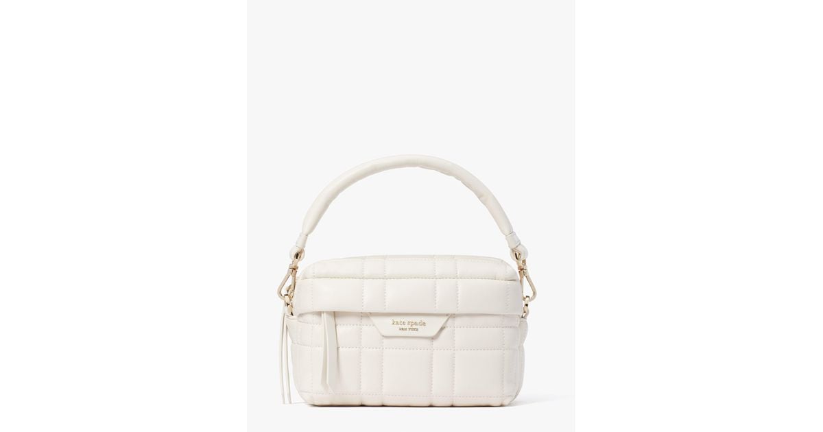 Kate Spade Softwhere Quilted Leather Small Crossbody in Parchment ...