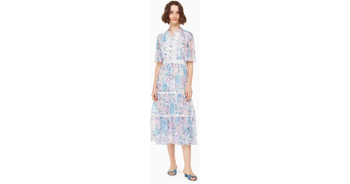 Kate Spade 気まぐれなガーデンミディドレス Whimsical Garden Midi Dress | Kate Spade New York
