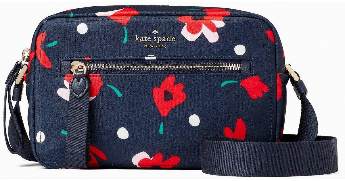 Kate Spade Synthetic Chelsea Whimsy Floral Camera Bag in Blue Lyst