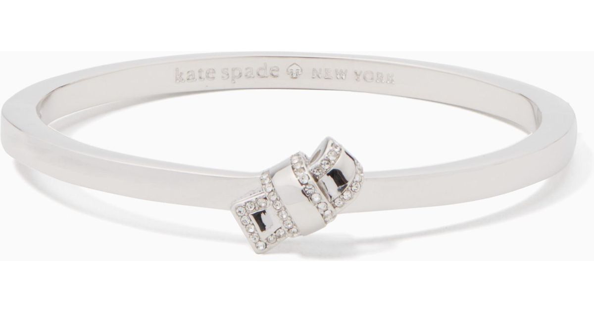 Lyst Kate Spade All Pave Knot Bangle