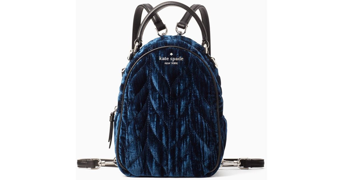 kate spade blue backpack