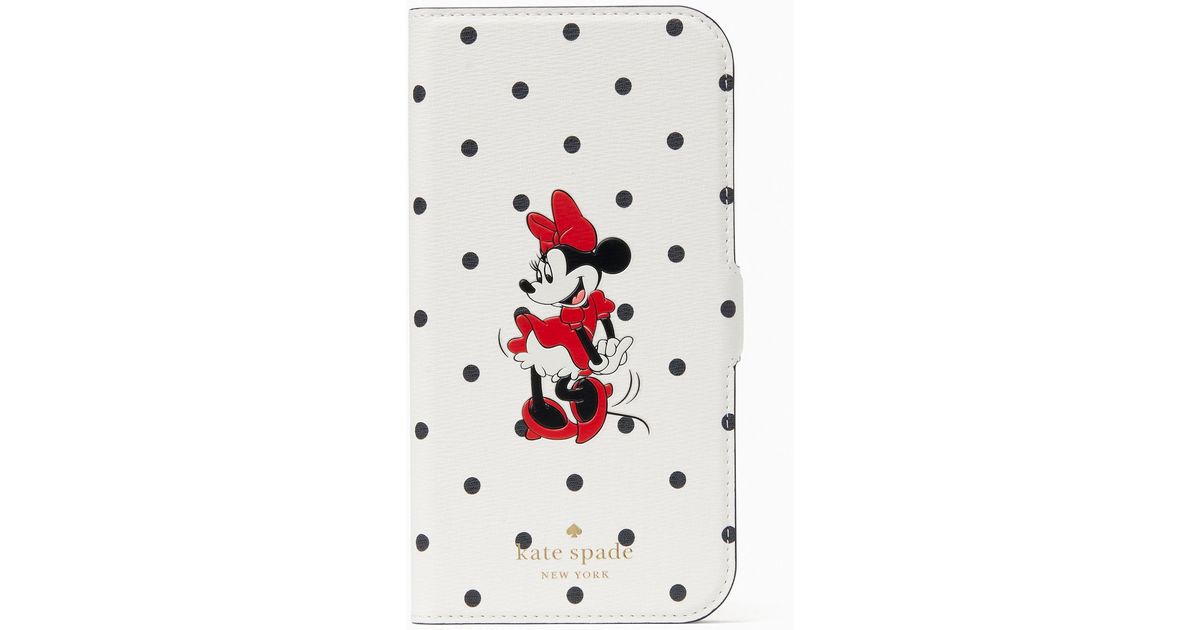 Kate Spade Disney X New York Minnie Folio Iphone 13 Pro Max