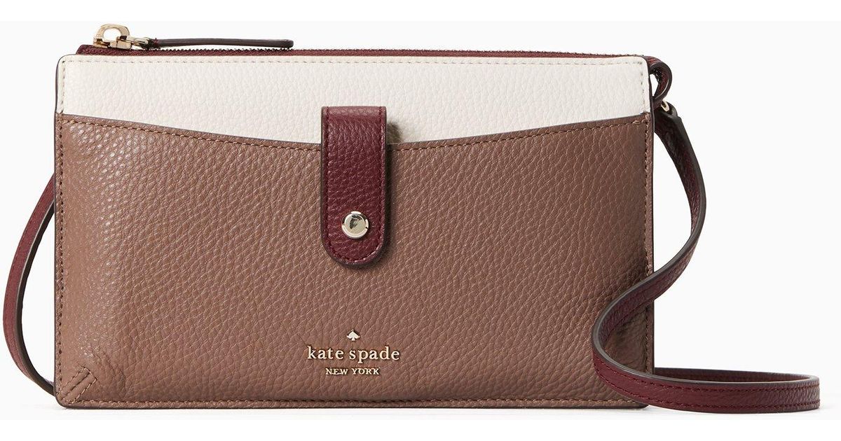 Kate Spade Leather Jackson Colorblock Small Tab Crossbody Lyst