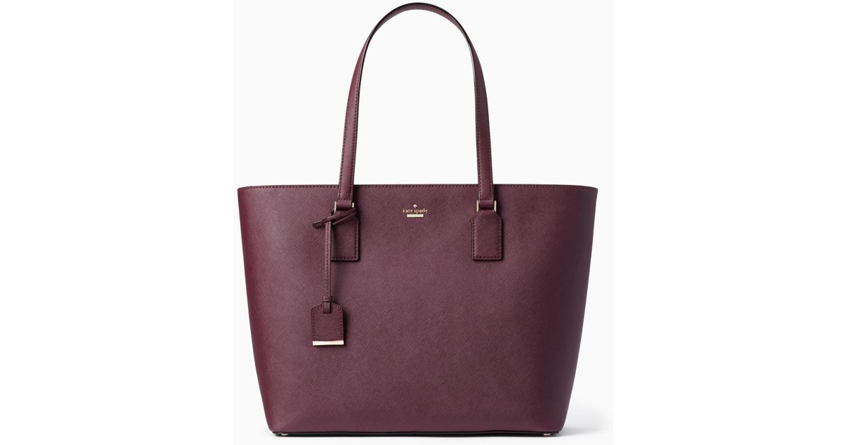 kate spade plum tote