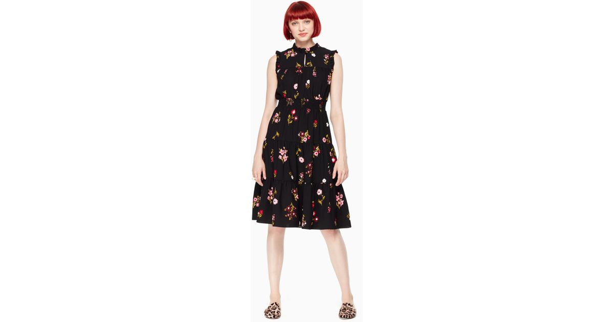 Kate Spade Meadow Smock Waist Dress 