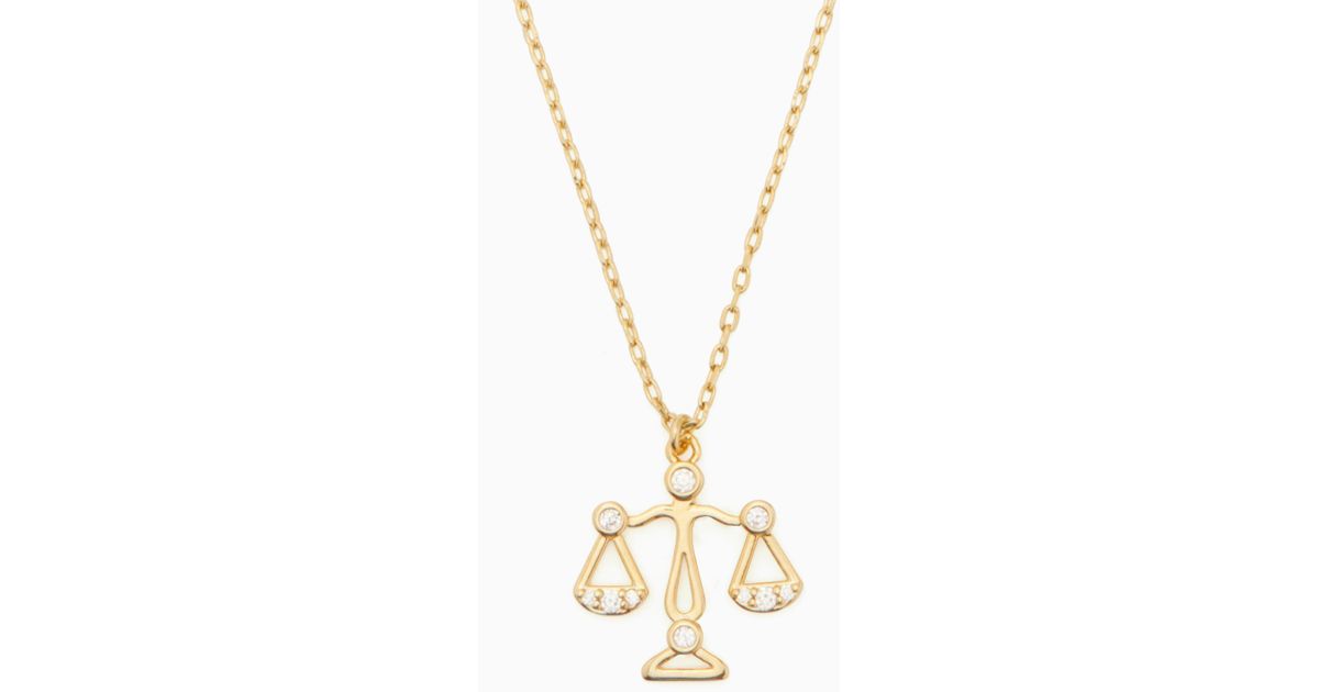 kate spade libra necklace