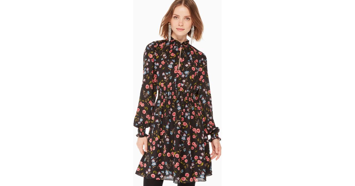 kate spade meadow smock waist dress