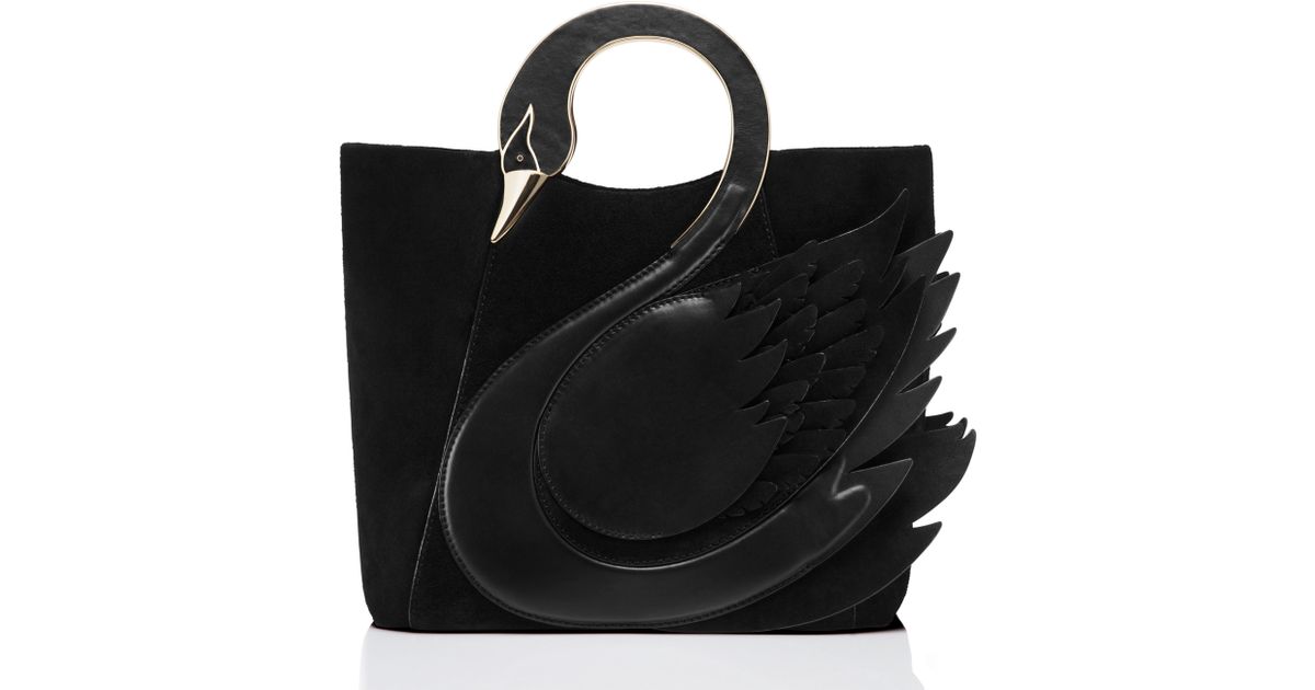 Kate Spade On Pointe Swan Handle Bag in Black | Lyst UK