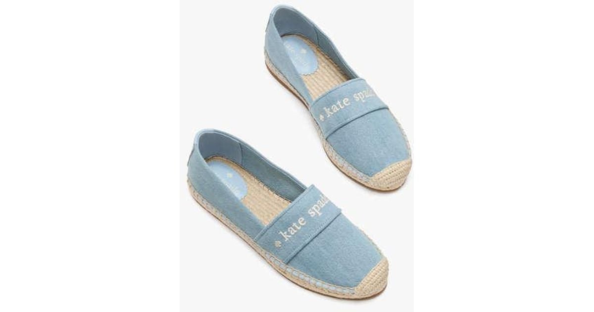 Kate Spade Piper Denim Espadrille in Blue Lyst