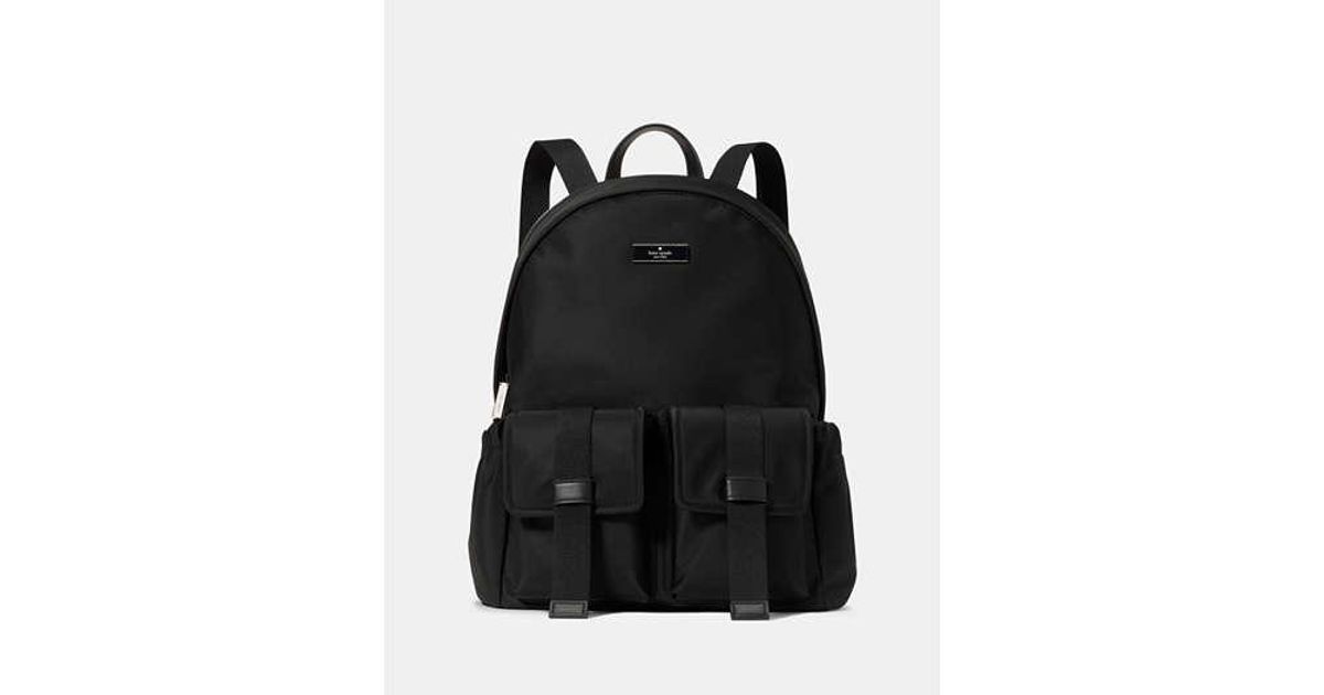 Kate Spade Carter Nylon Cargo Large Backpack in Black | Lyst