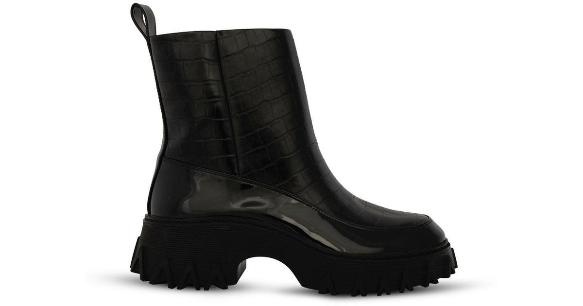 Kat Maconie Synthetic Emile Boots in Black Croc (Black) - Lyst