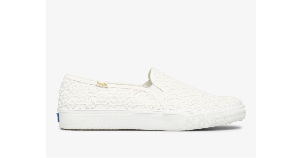 keds double decker white