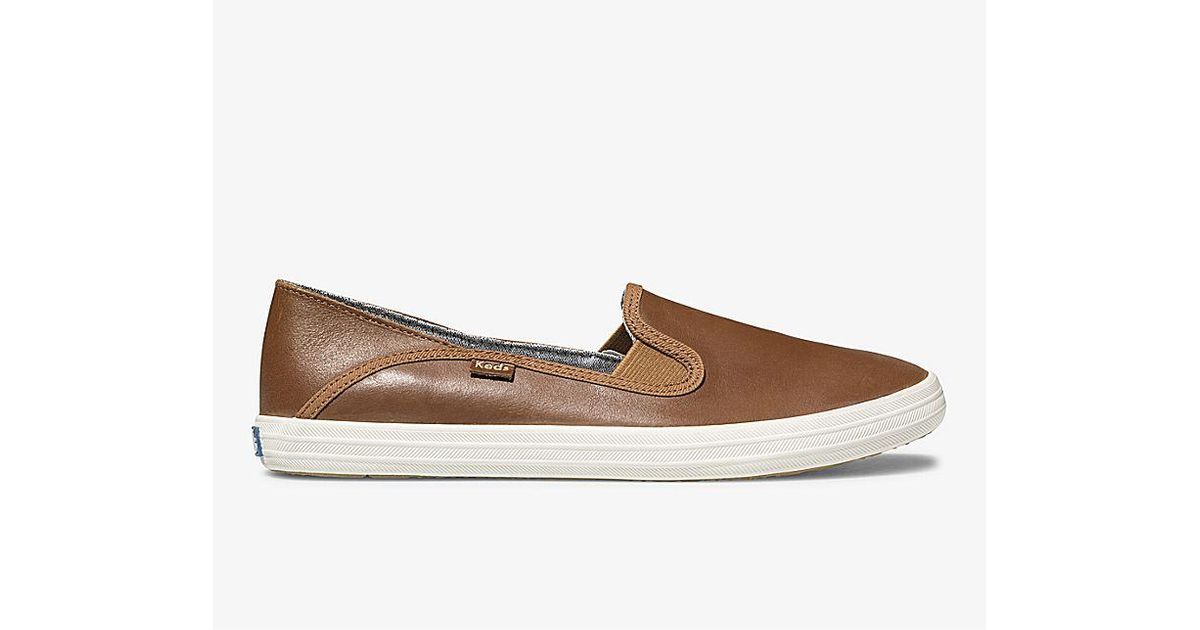 keds cognac slip on