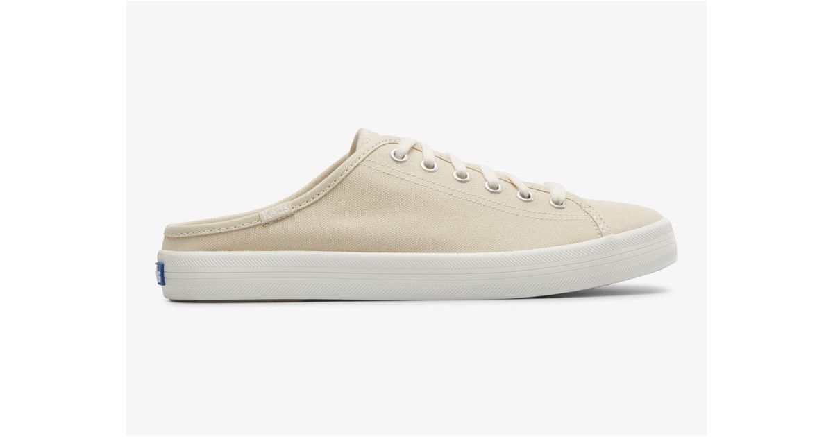 Keds Kickstart Mule Canvas Slip On Sneaker in White Lyst