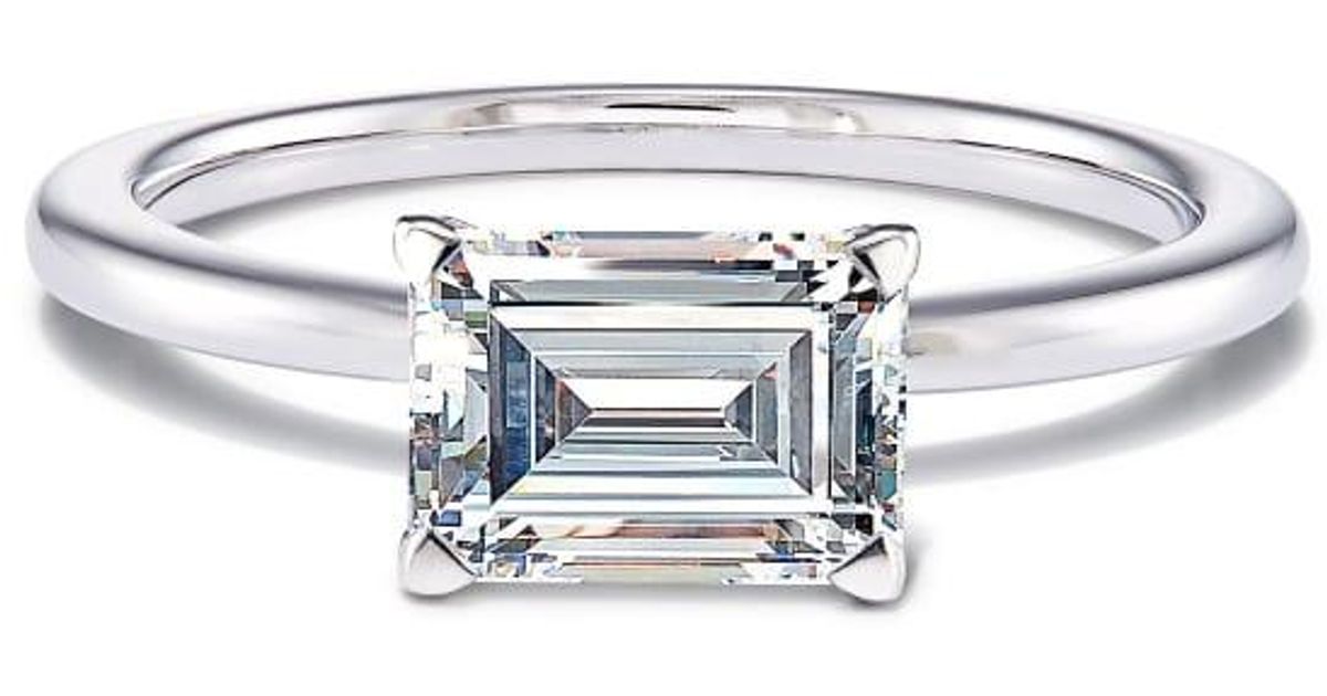 Kendra Scott Emerald Solitaire Engagement Ring in White Lyst