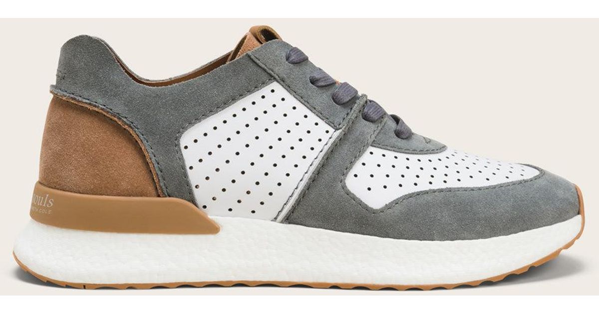 Cole Gentle Souls Laurence Suede And Leather Jogger Sneaker
