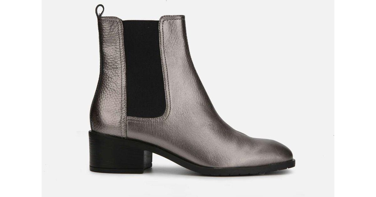 pewter chelsea boots