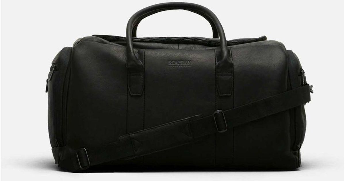 kenneth cole colombian leather duffle bag