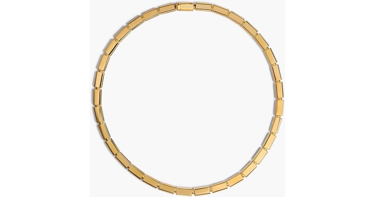 Stapler Chain KHAITE Staple Short Necklace in White | Lyst