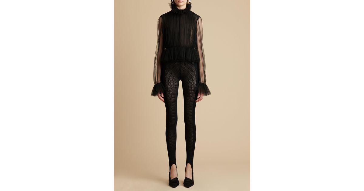 Khaite The Ula Top in Black | Lyst