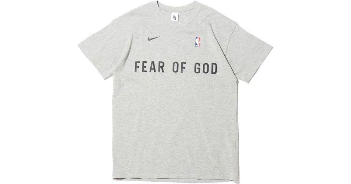 nike x fear of god ss shooting shirt