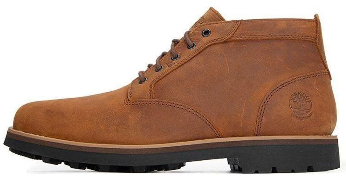 timberland chukka orange