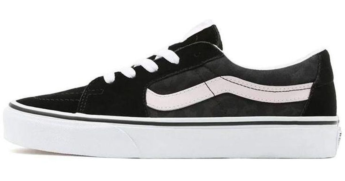 Vans Sk8-Low Low-Top Sneakers in Black for Men | Lyst