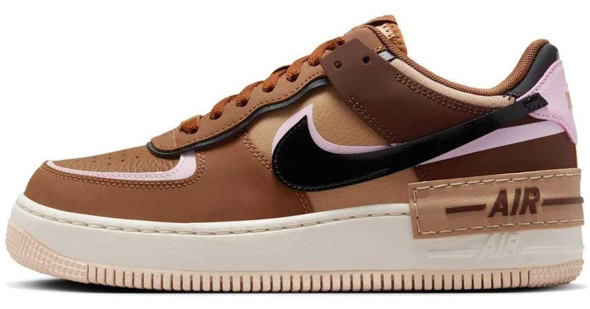 nike air force 1 shadow metallic bronze