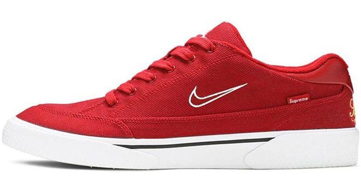 Nike Sb Skateboard Gts Qs X Supreme in Red for Men | Lyst