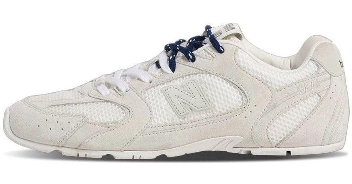 MIU MIU♦x New Balance 530 Suede Mesh Sneakers White White New Balance X Miu Miu 530 Sl Suede And Mesh Sneakers