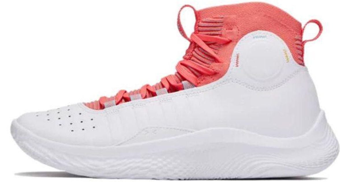 Under Armour Curry Brand Curry 4 Flotro 'white Red' for Men | Lyst