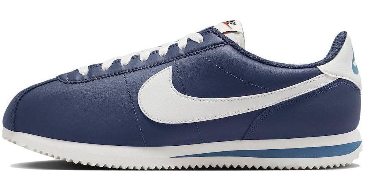 mens navy blue nike cortez