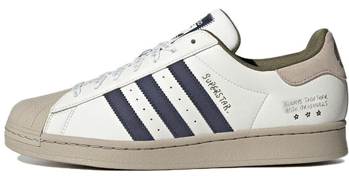 superstar white blue red