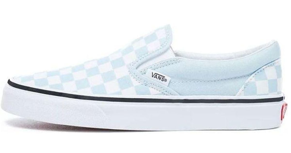 Vans Classic Slip-On 'Baby Checkerboard' in White for Men Lyst UK