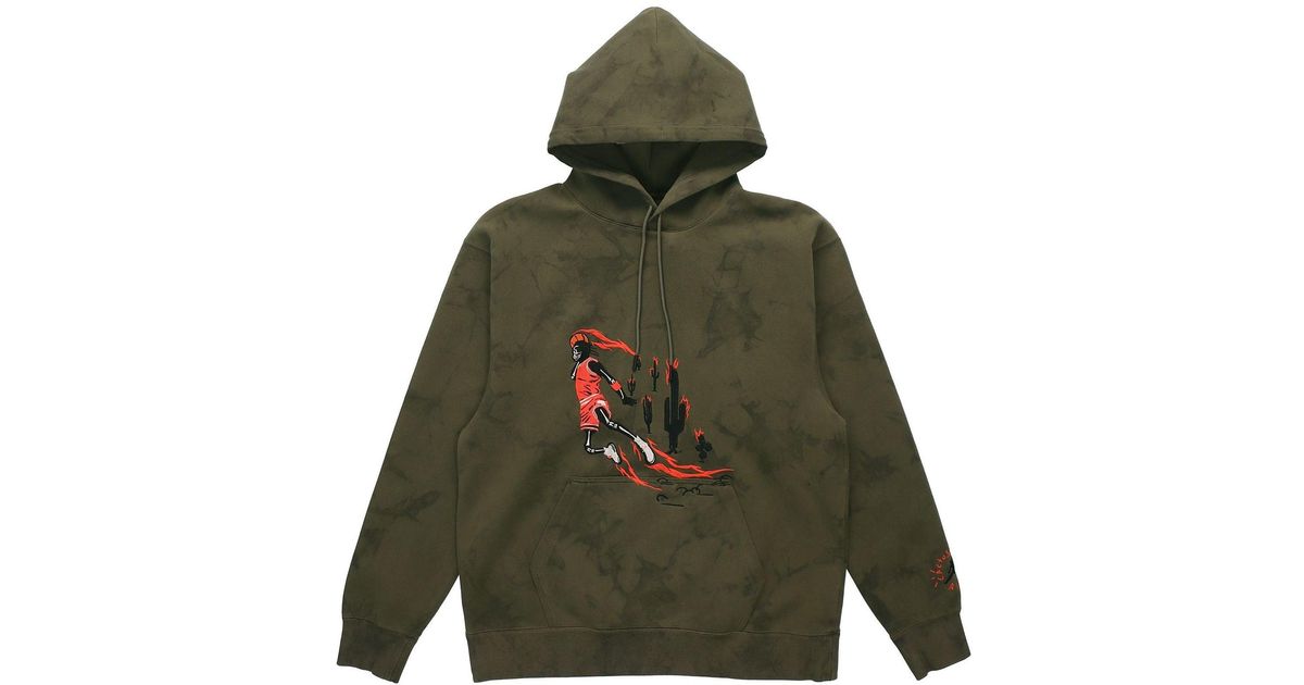 Nike X Cactus Jack By Travis Scott Washed Suede Hoodie 