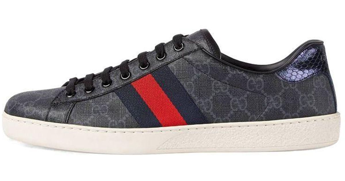 Gucci Screener Ace in Black for Men | Lyst