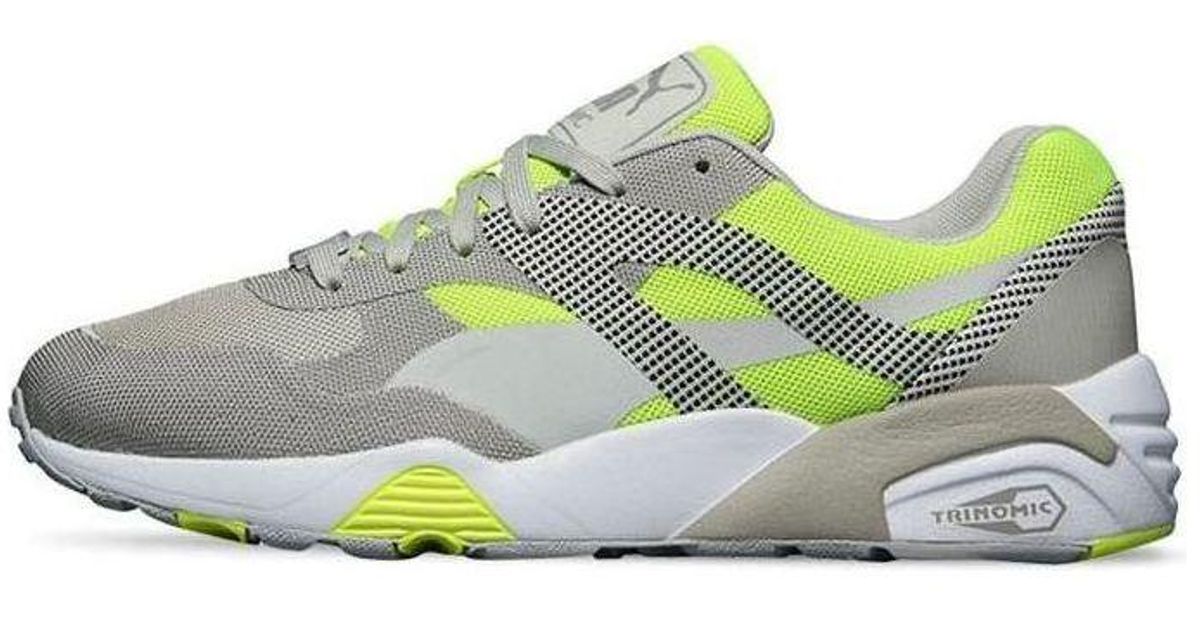 PUMA R698 Progressive Lace Up Running Shoes in White for Men | Lyst