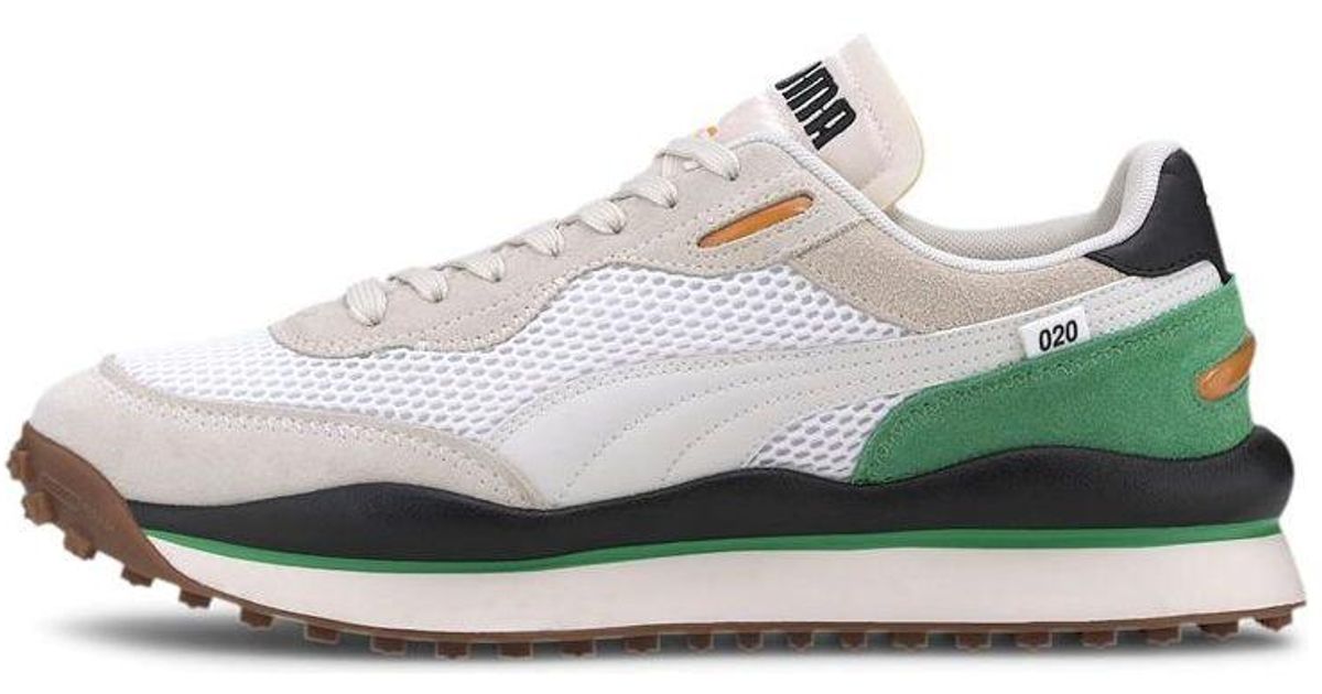 PUMA Style Rider 'Stream On in White for Men | Lyst