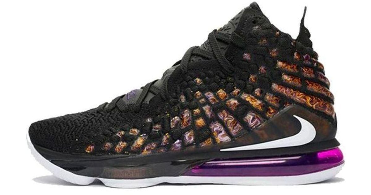 Nike Lebron 17 'Lakers' in Black for Men | Lyst UK