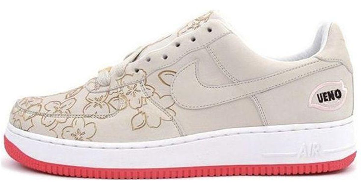 white and tan air force 1