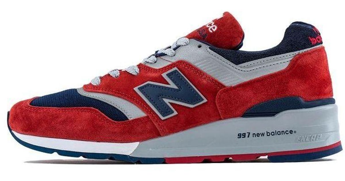 New Balance 997 Connoisseur 'Ski' in Red for Men | Lyst