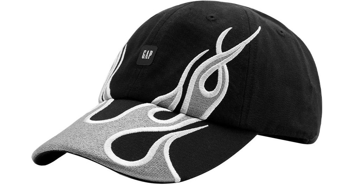 Balenciaga X Gap X Yeezy Flame Cap in Black for Men | Lyst UK